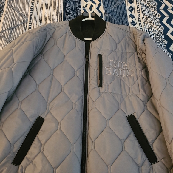 Vintage Marithe Francois Girbaud Bomber Jacket Reversible XL XXL - Picture 4 of 5